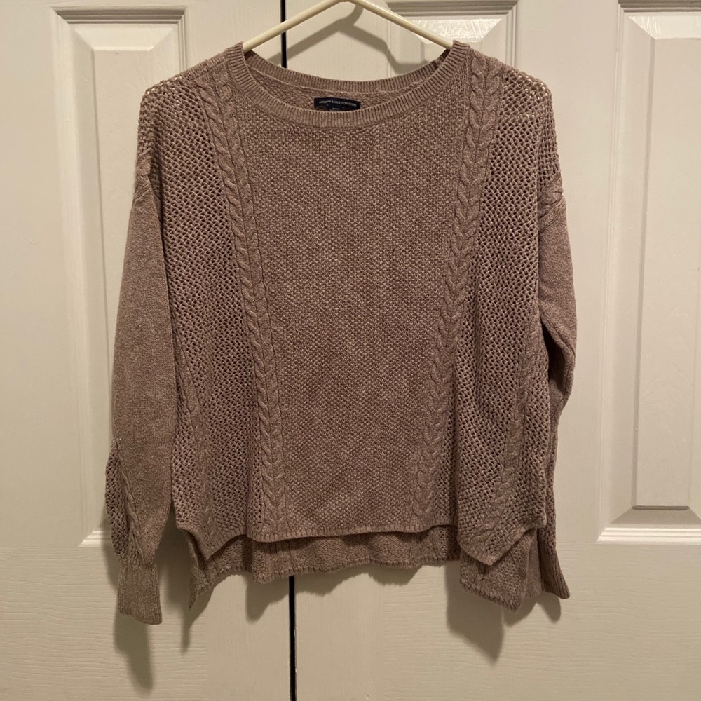 Tan Pull Over Sweater
